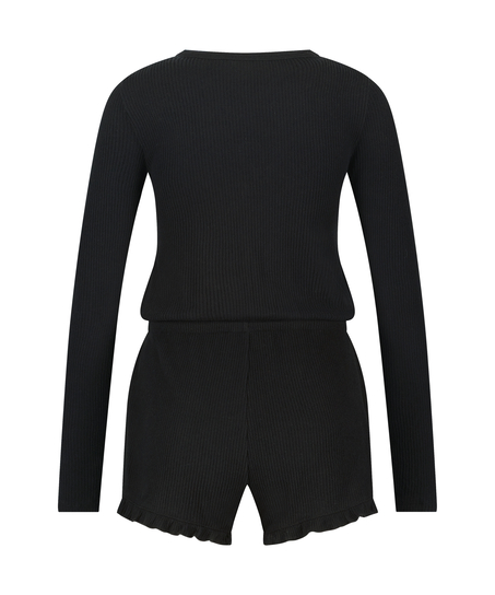 Mono corto peinado, Negro