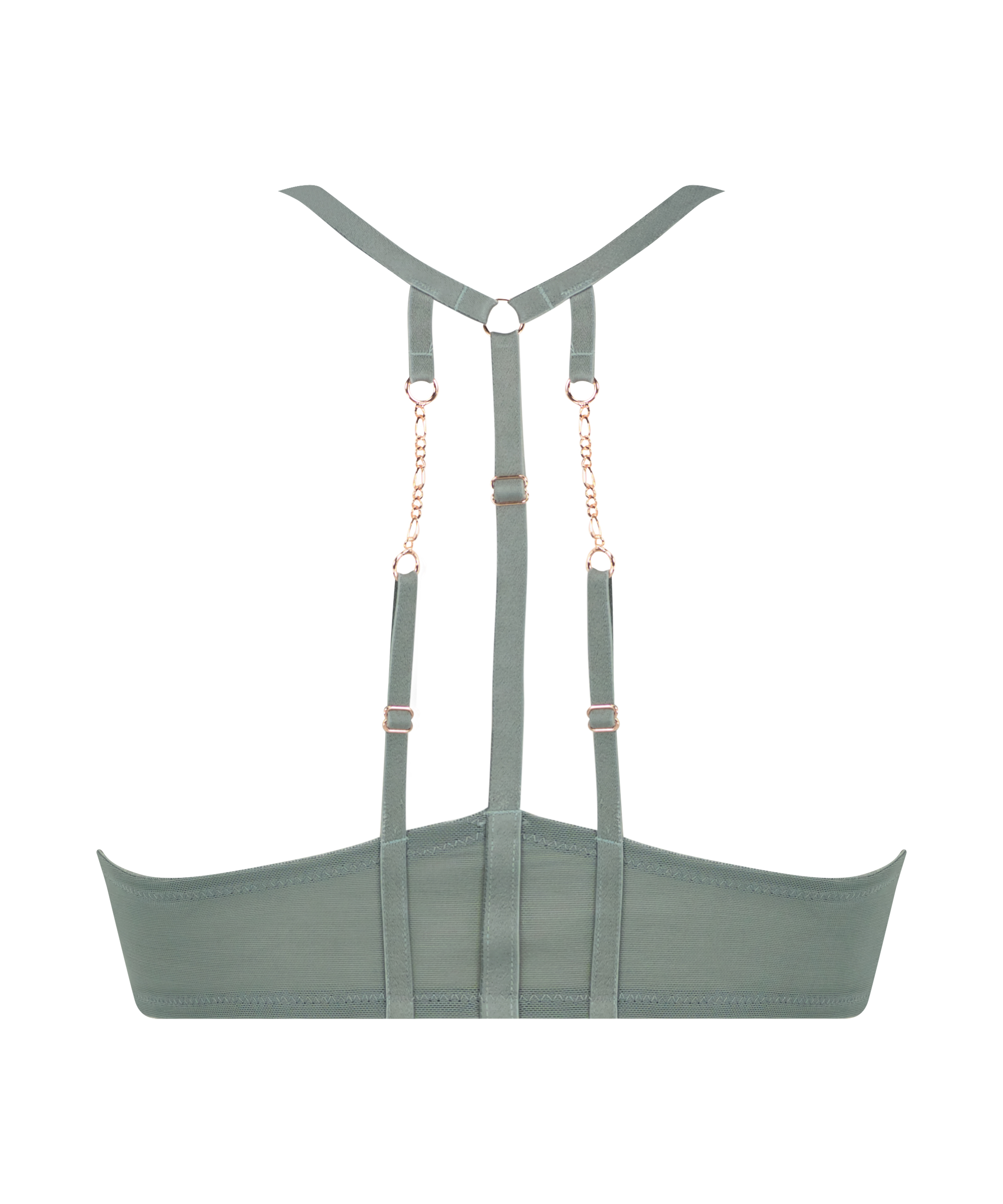 Sujetador push-up acolchado con aros Nicole, Verde, main