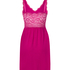 Vestido lencero Nora Lace, Rosa