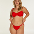 Top de bikini no reformado BoraBora, Rojo