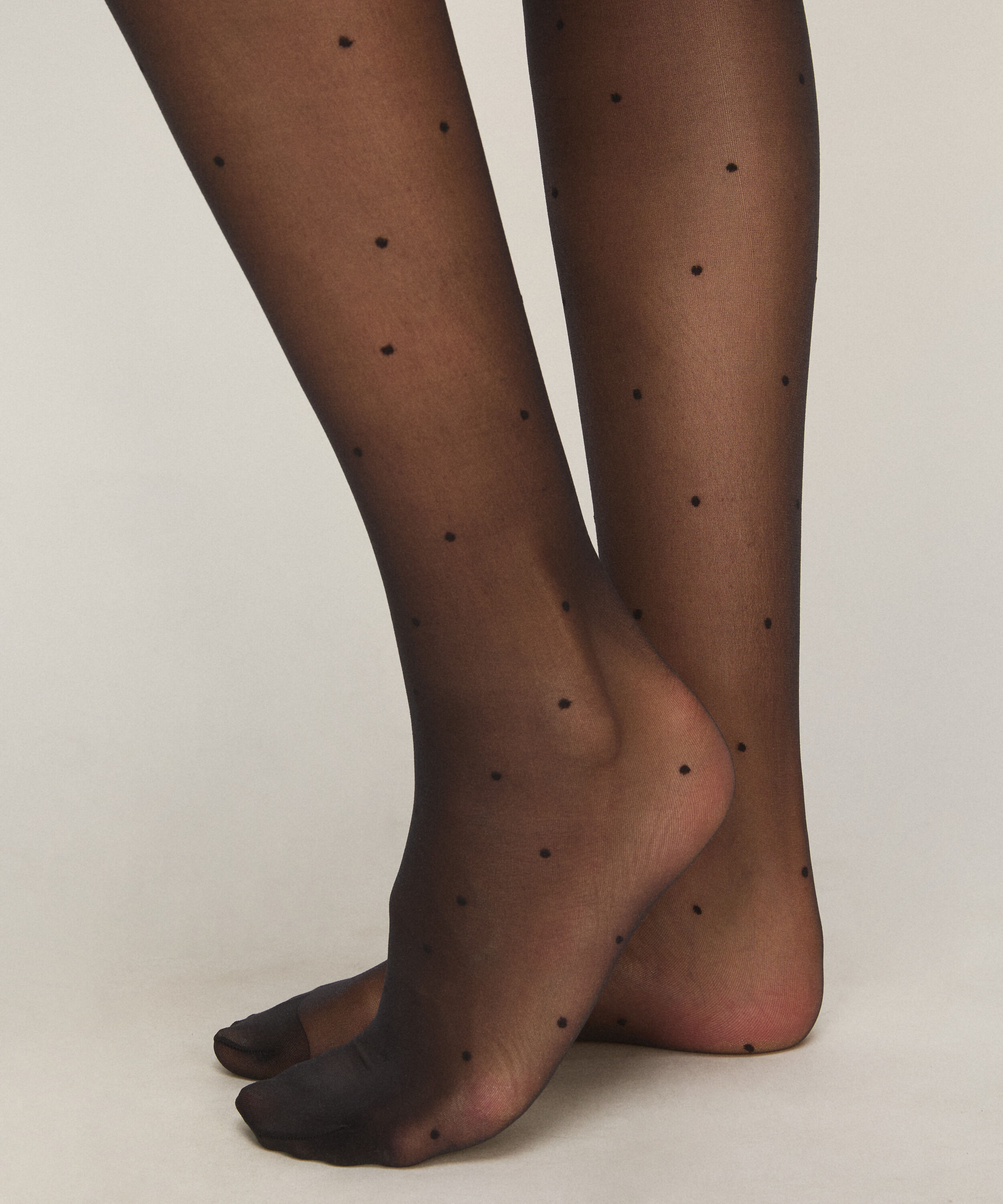 Pantis 15 Denier Dots, Negro Pantis 15 Denier Dots, Negro