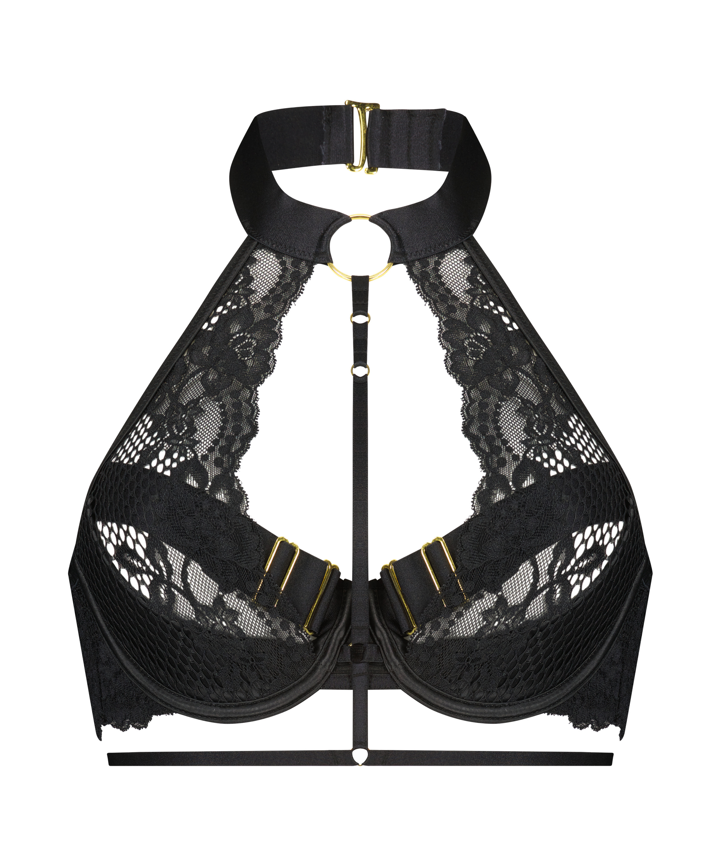 Sujetador de aros preformado Brixton, Negro, main