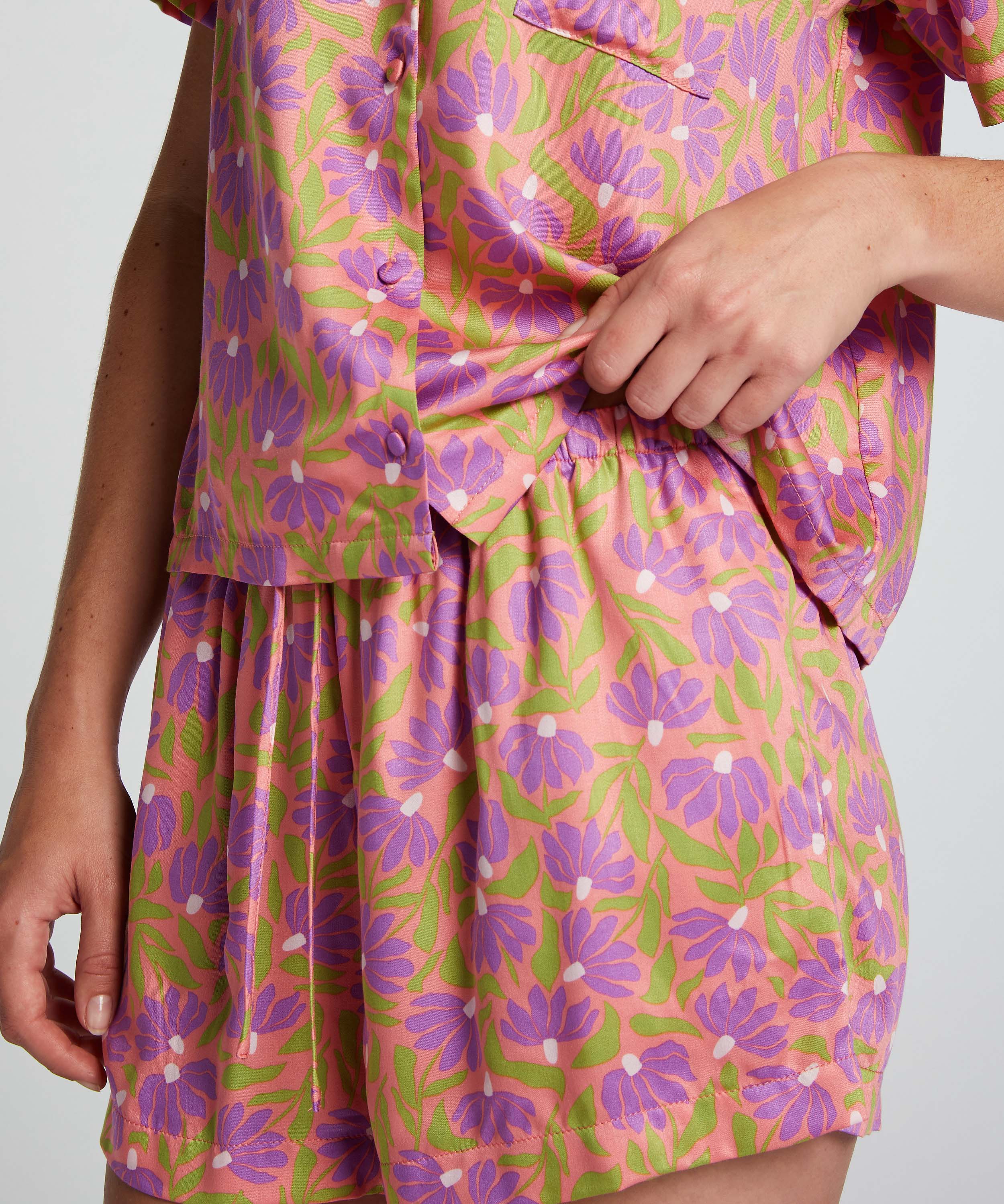 Pantalón de pijama Satin, Rosa, main