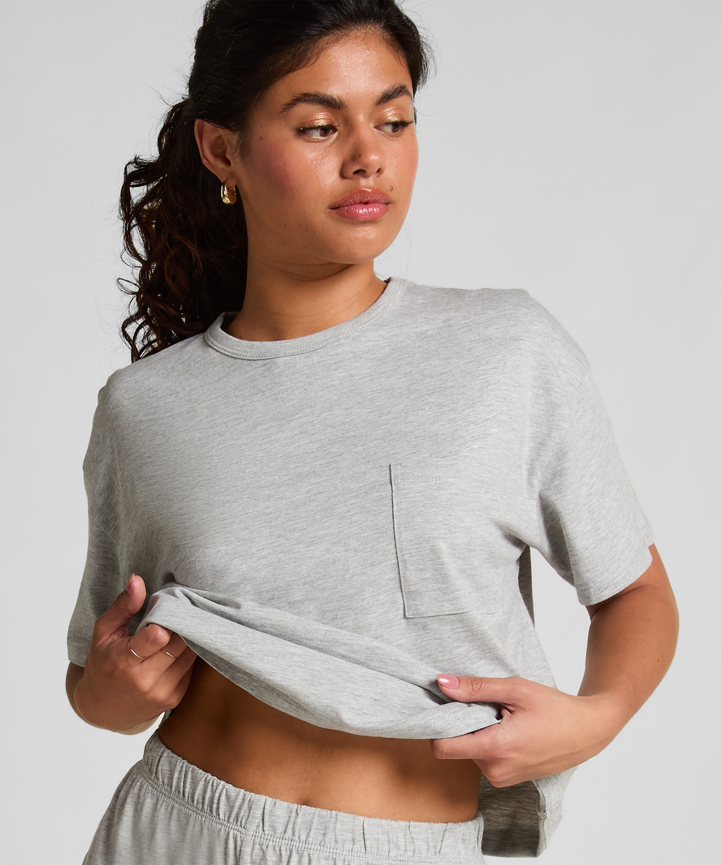 Conjunto de pijama, Gris, main