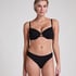 Top de bikini Holbox, Negro