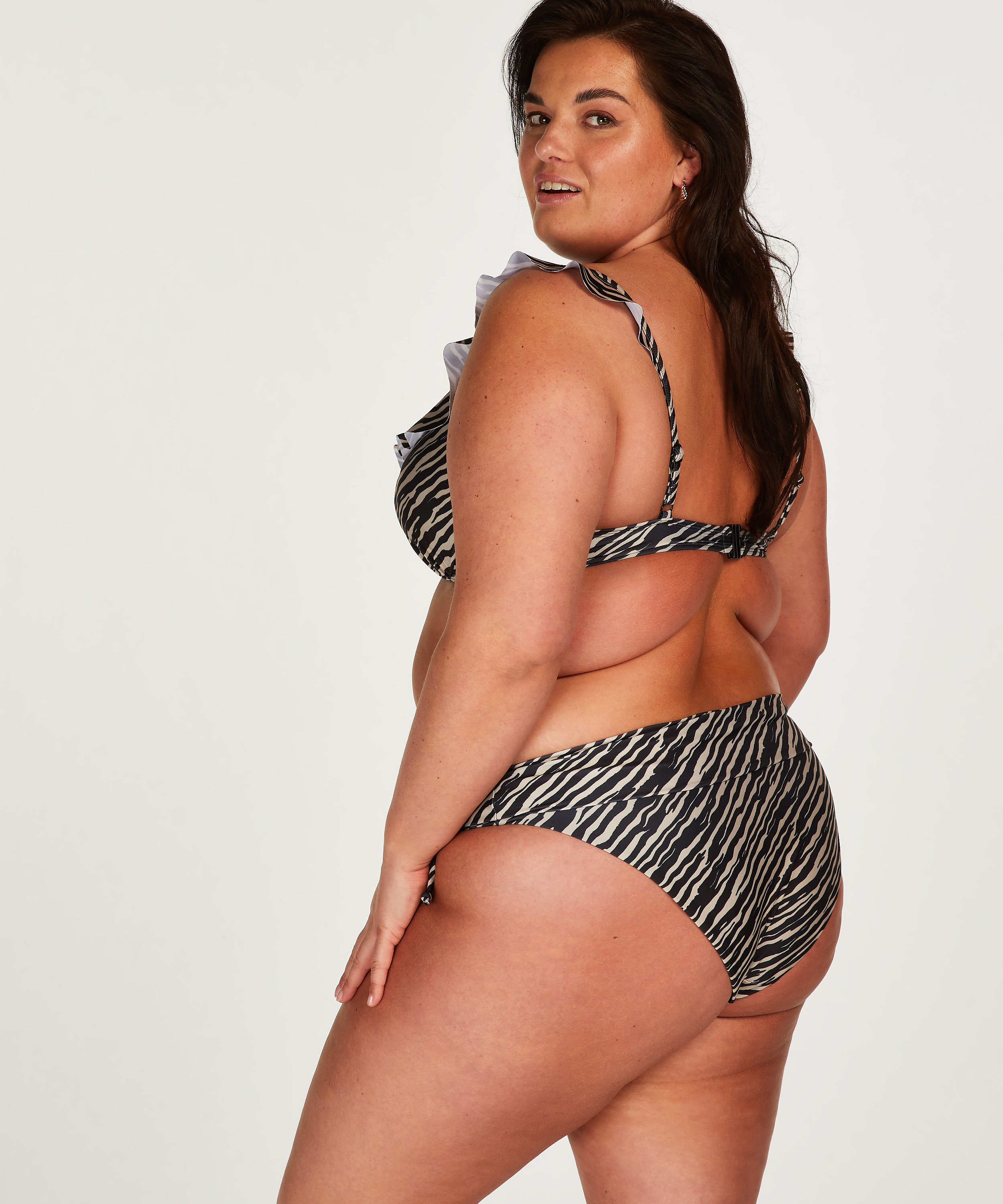 Braguita de Bikini Rio Zebra, marr&oacute;n, main