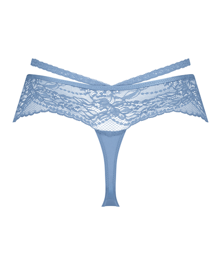 Tanga bóxer Francesca, Azul