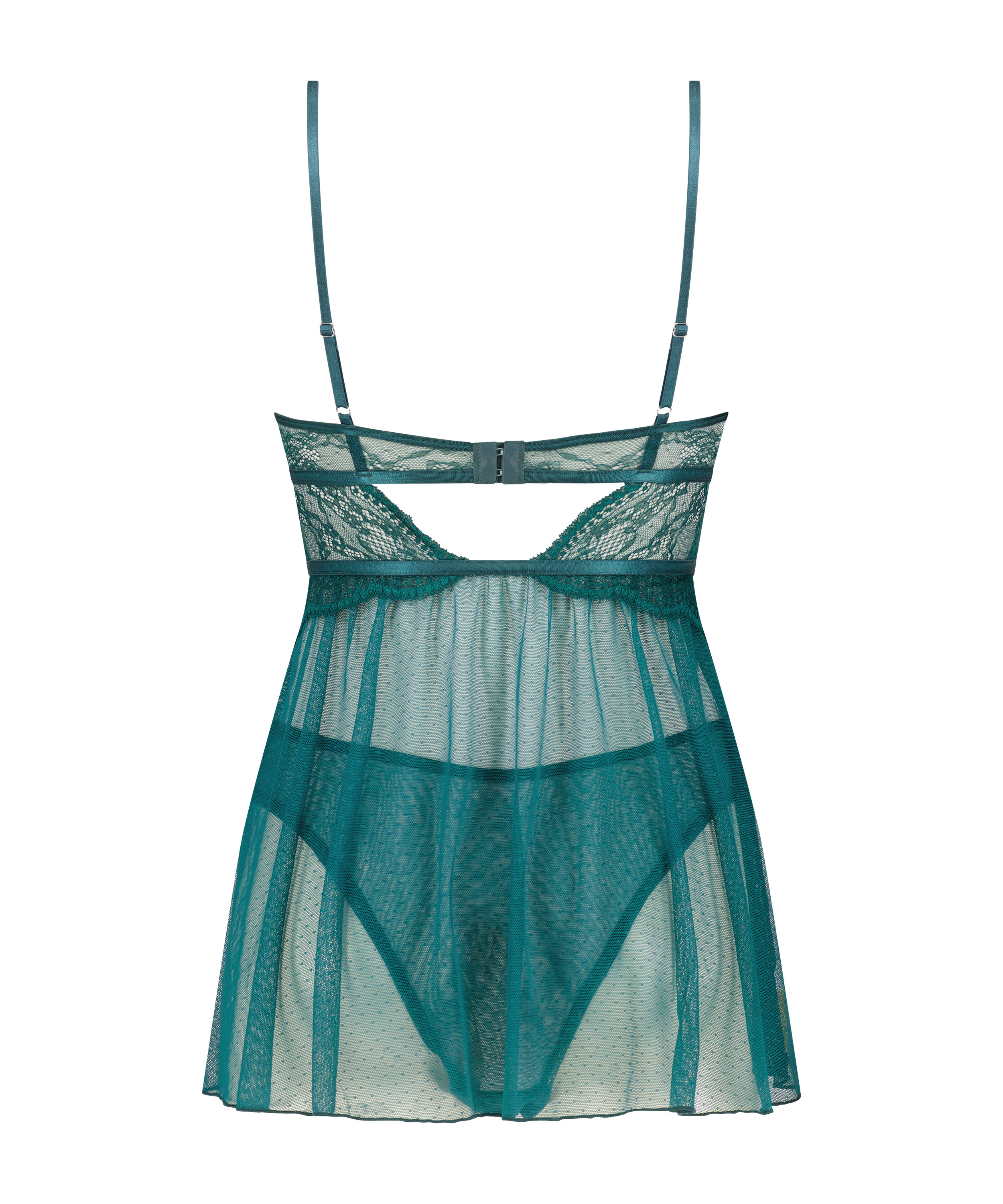 Babydoll Isabelle, Verde, main