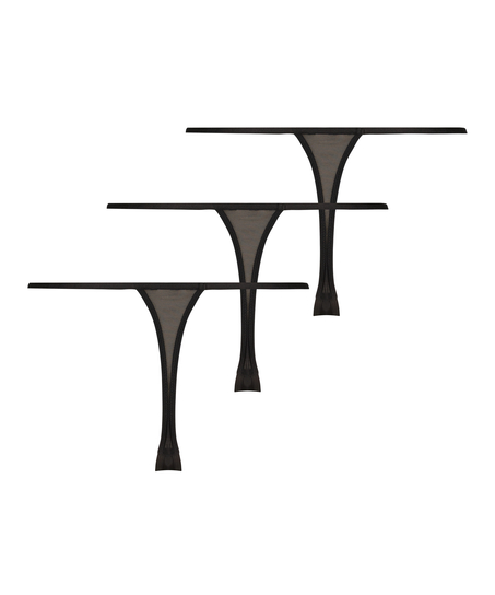 Pack de 3 tangas Maxime, Negro