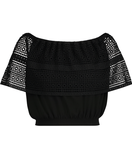 Top Crochet, Negro