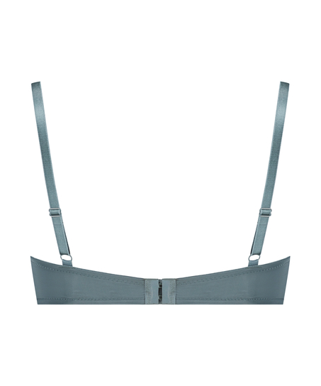 Sujetador con aros preformado Plunge, Azul