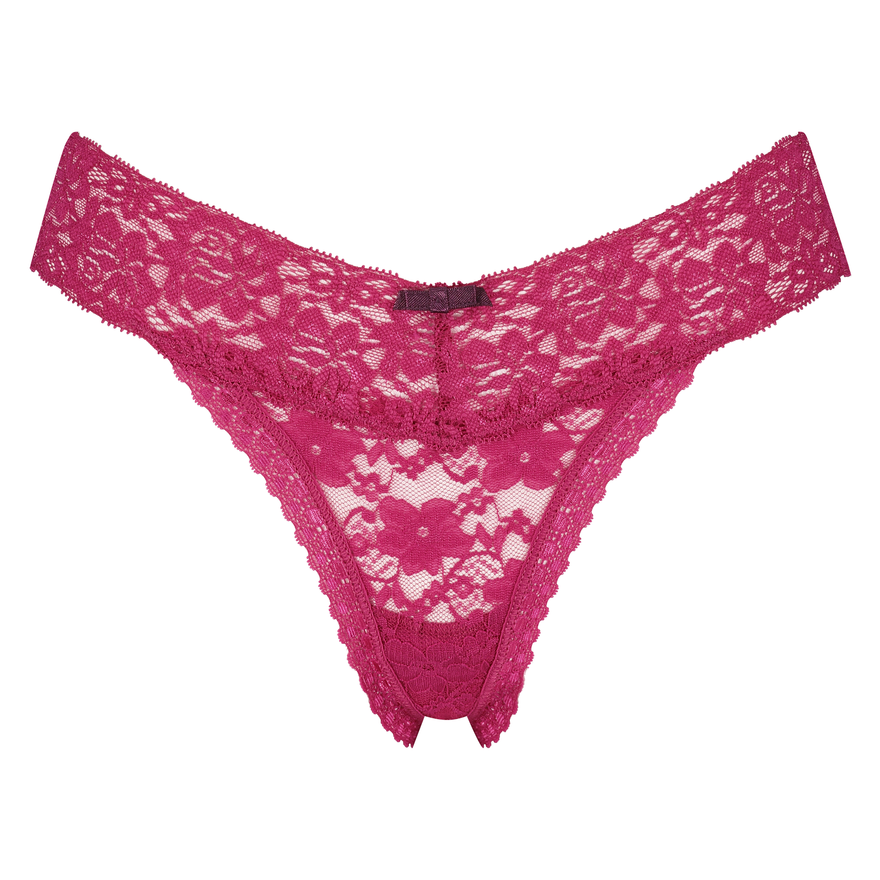 Tanga floral encaje, Rosa, main