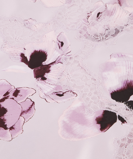 Top de tirantes Satin, Morado