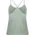 Camiseta top Satin Ayla, Verde