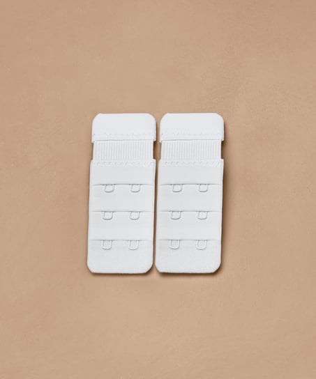 Pack de 2 extensores de sujetador, Blanco