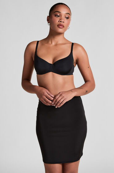 hunkemoller enagua disimuladora negro