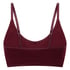 Bralette triangular Dide, Rojo