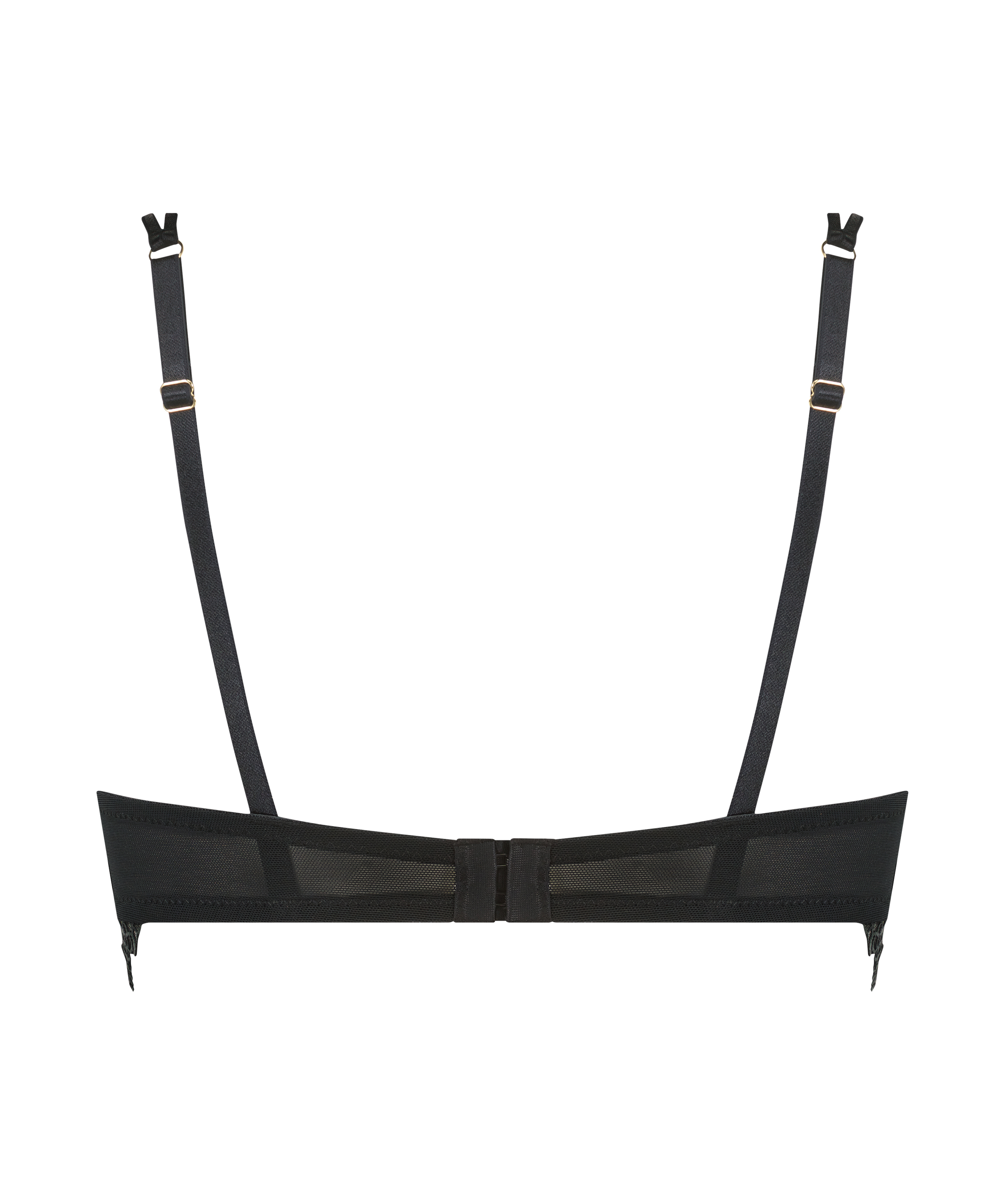 Sujetador con aros de línea larga sin relleno Mila, Negro, main