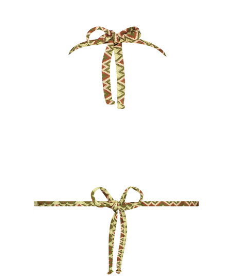 Top de bikini triangular Alcapulco, Verde