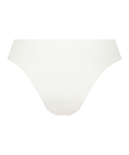 Braguita de bikini de tiro alto, Blanco