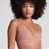 Triangular Bralette Smooth, Marr&oacute;n