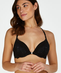 Sujetador push-up de aros preformado Amanda, Negro