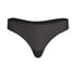 Tanga invisible Stripe mesh, Negro