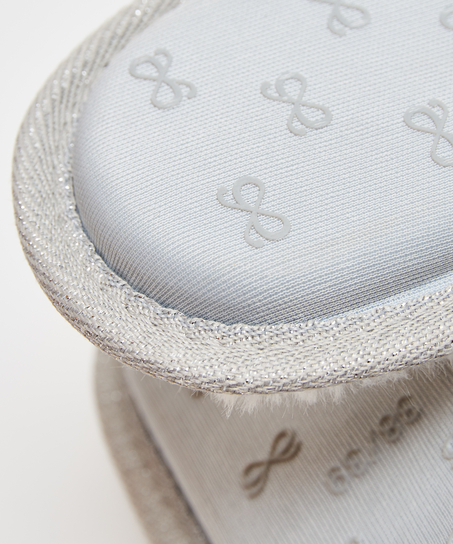 Pantuflas Fancy Knit, Gris