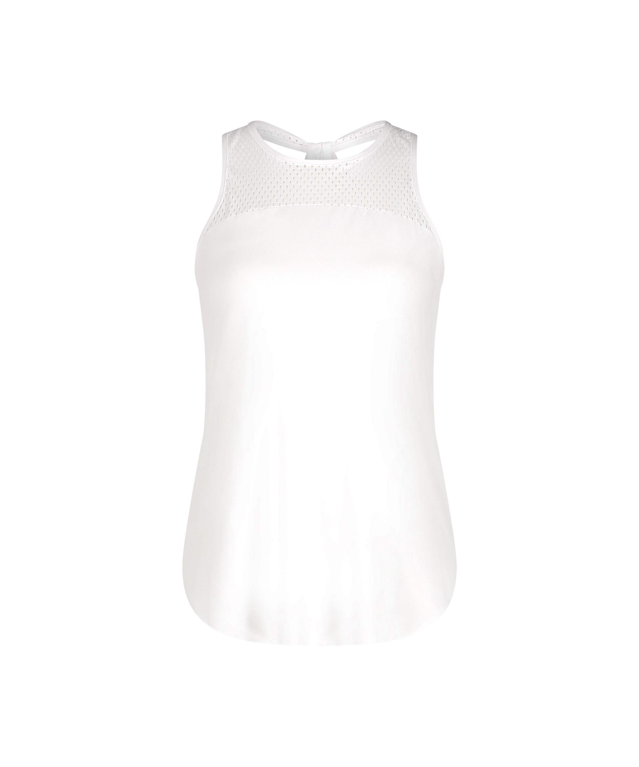 HKMX Camiseta sin mangas Performance, Blanco, main