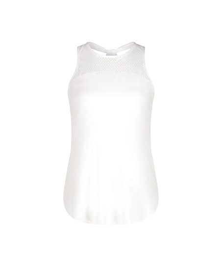 HKMX Camiseta sin mangas Performance, Blanco