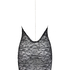 Vestido lencero Mireia, Negro