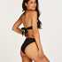 Braguita de bikini Nero Rib, Negro