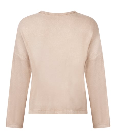 Top de pijama Jersey, Beige