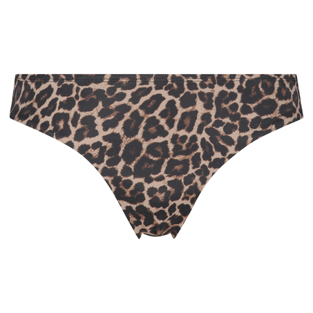 Braguita de Bikini Rio Leopard, Beige