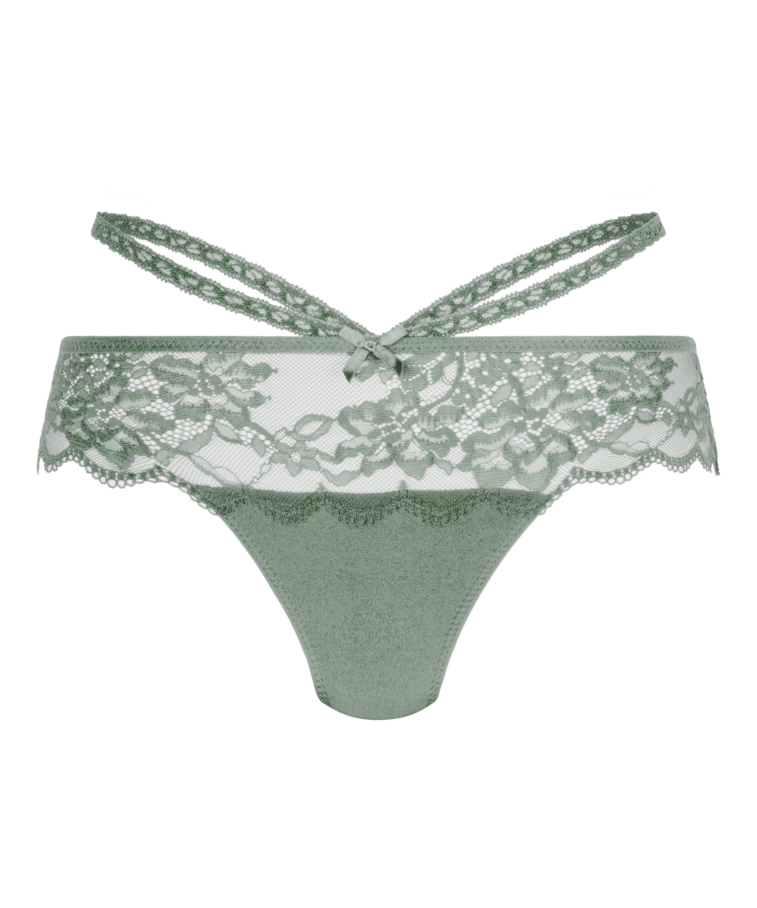 Tanga de hilo R Amanda Boxer, Verde, main