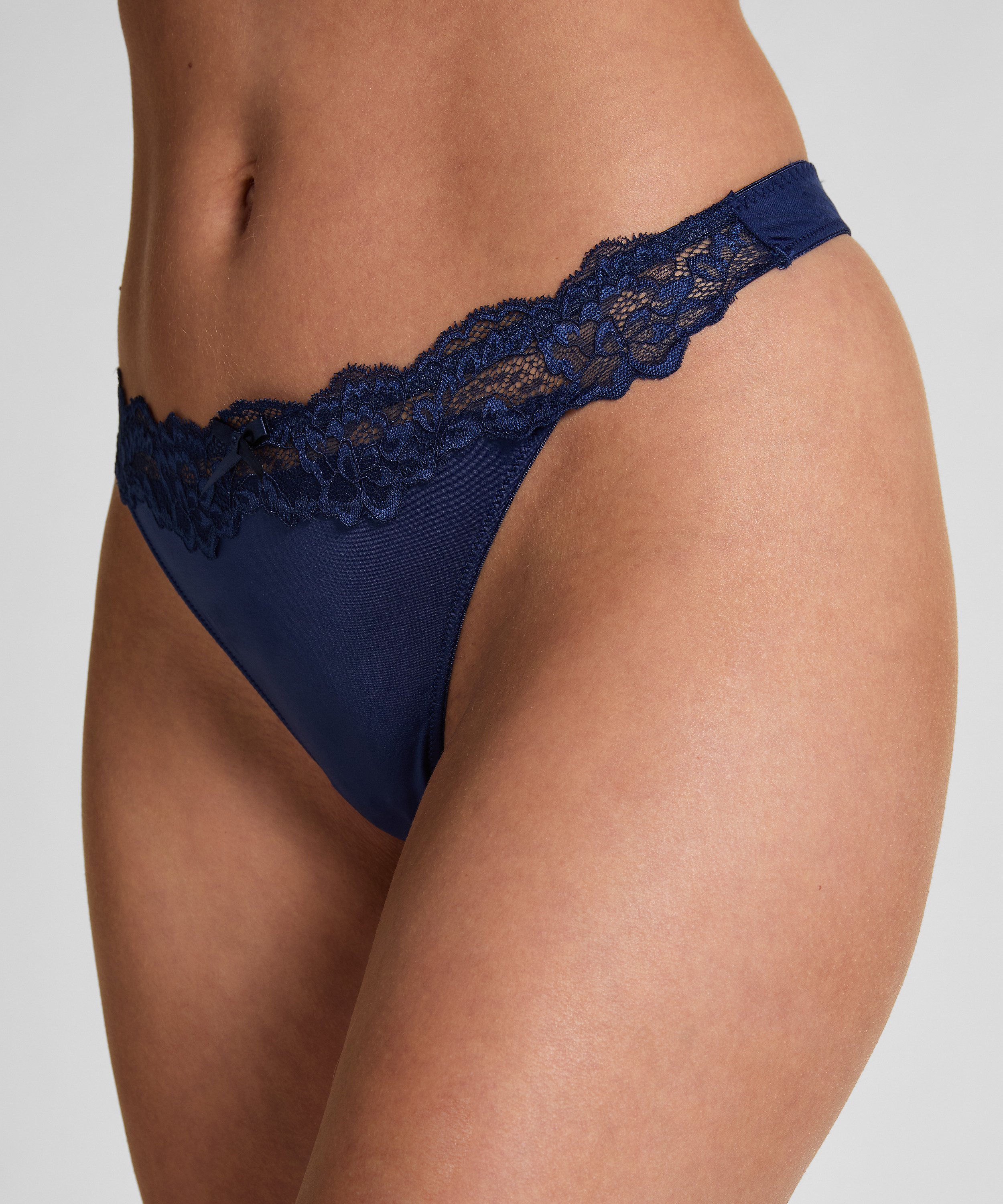 Tanga Lace & Shine, Azul, main