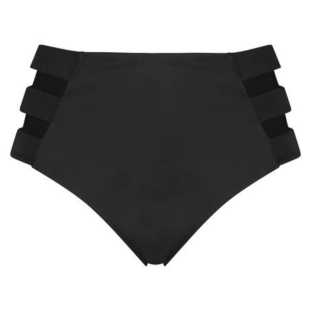 Braguita de bikini de corte alto Sunset Dream, Negro