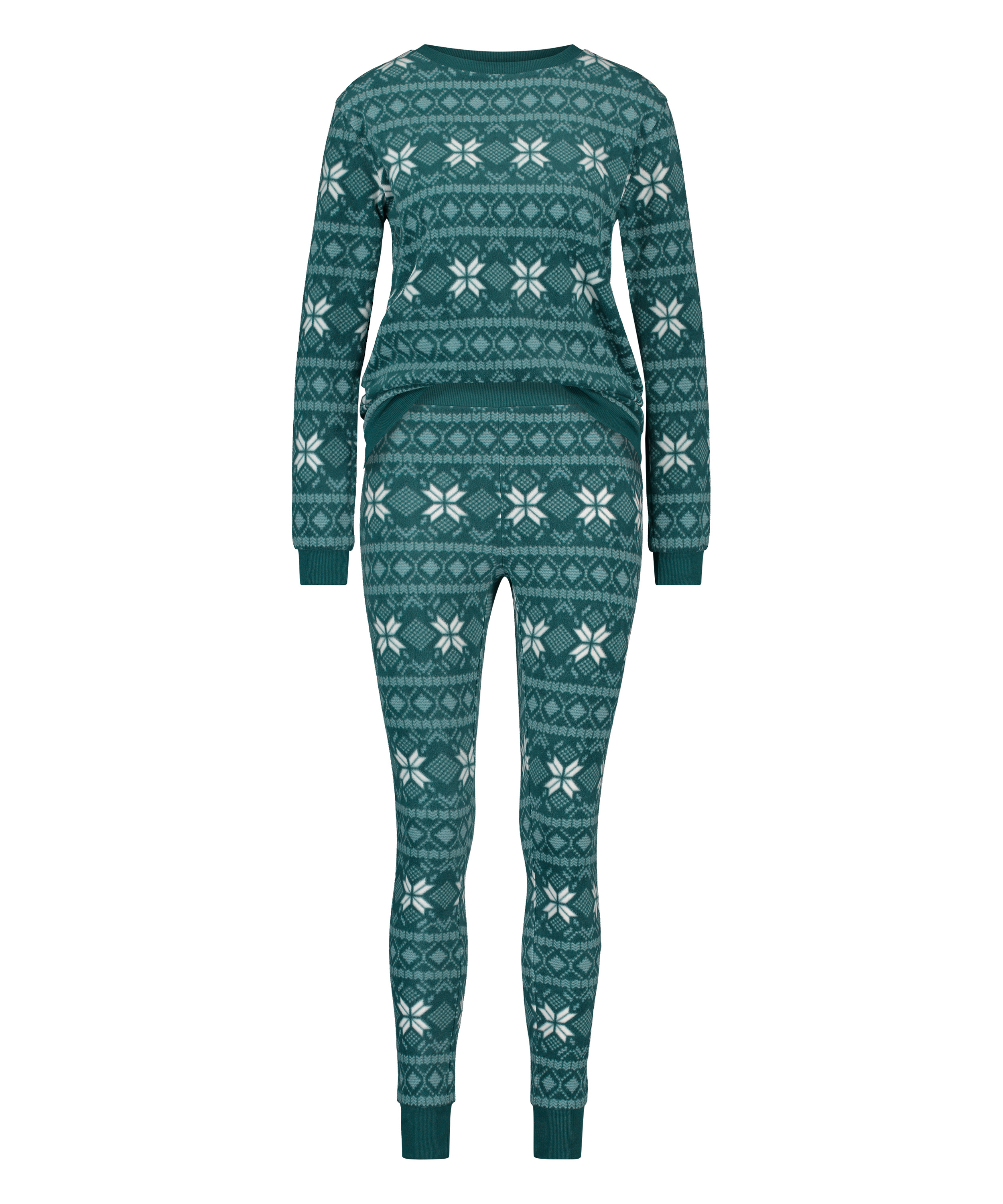 Conjunto de pijama Fleece, Azul, main