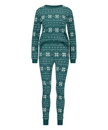 Conjunto de pijama Fleece, Azul