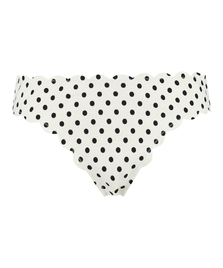 Braguita de Bikini Rio Scallop, Blanco