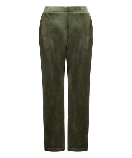Pantalón de pijama de terciopelo, Verde