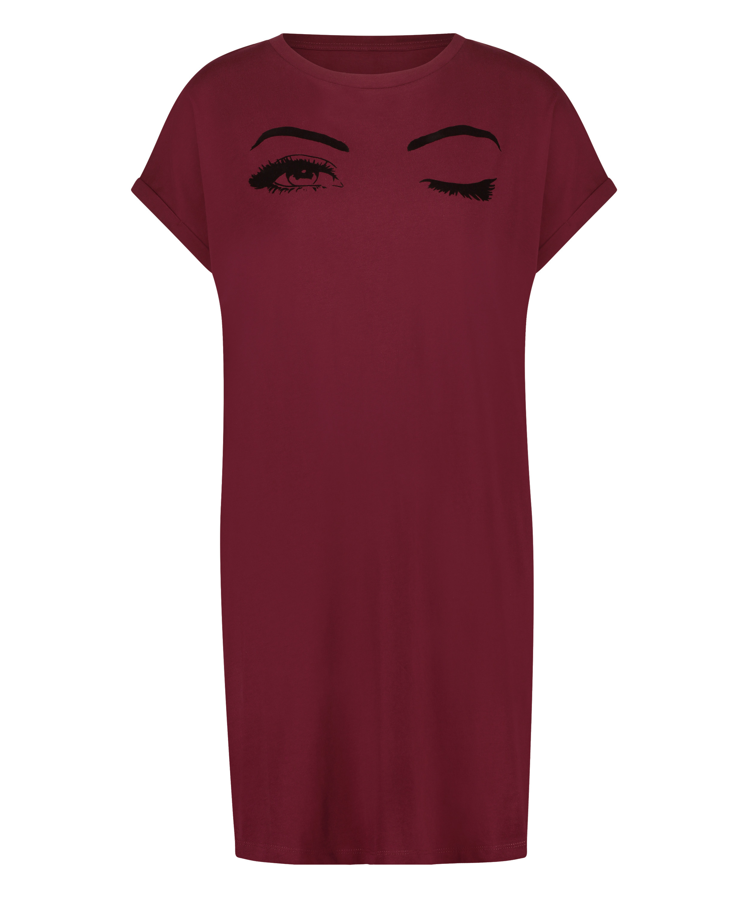 Camis&oacute;n de escote redondo, Rojo, main