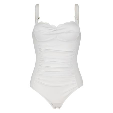 Traje de baño Scallop Dreams Ocean, Blanco