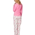 Pyama pants Dani Flower, Blanco