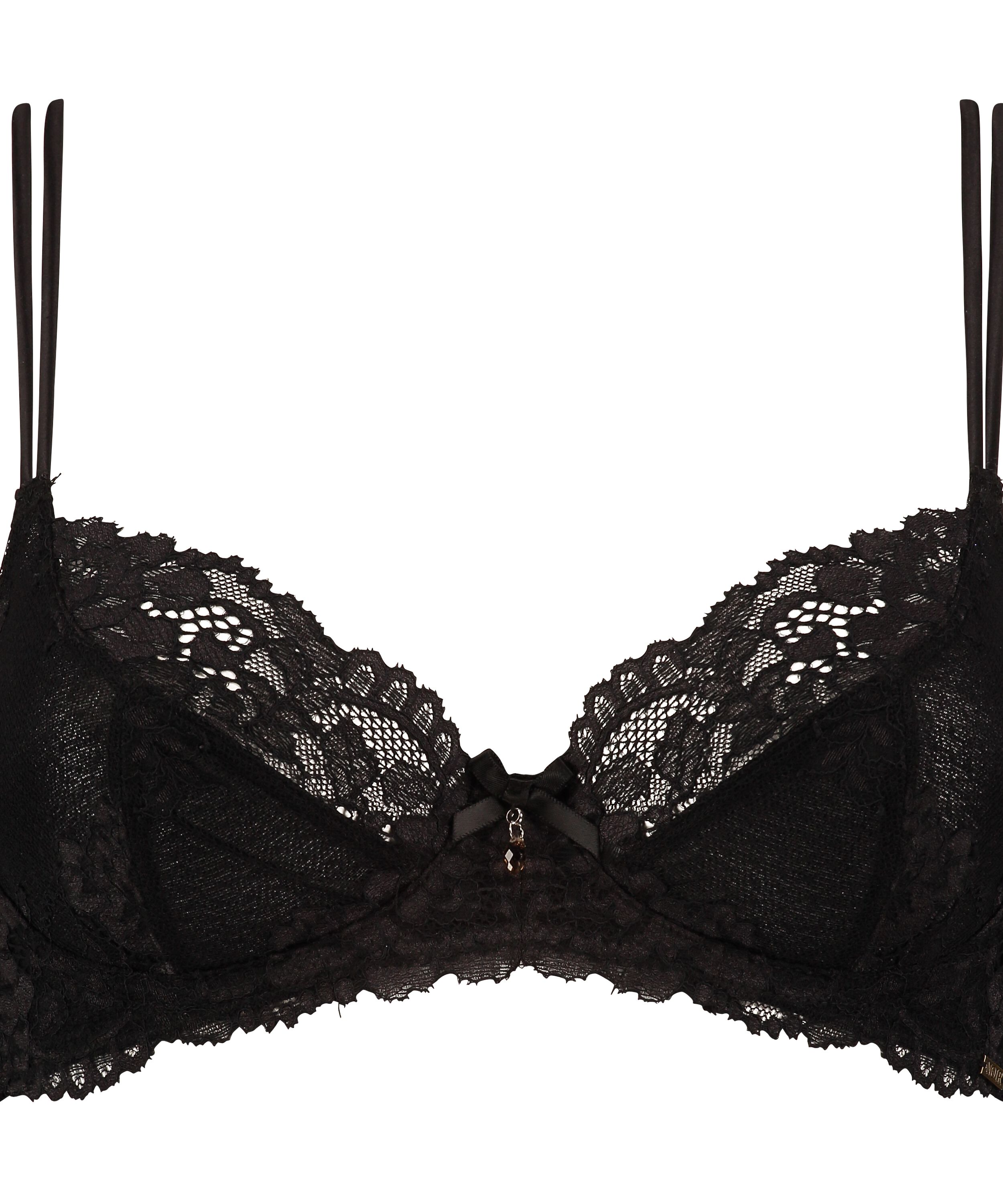 Non-padded underwired bra Jolie, Negro
