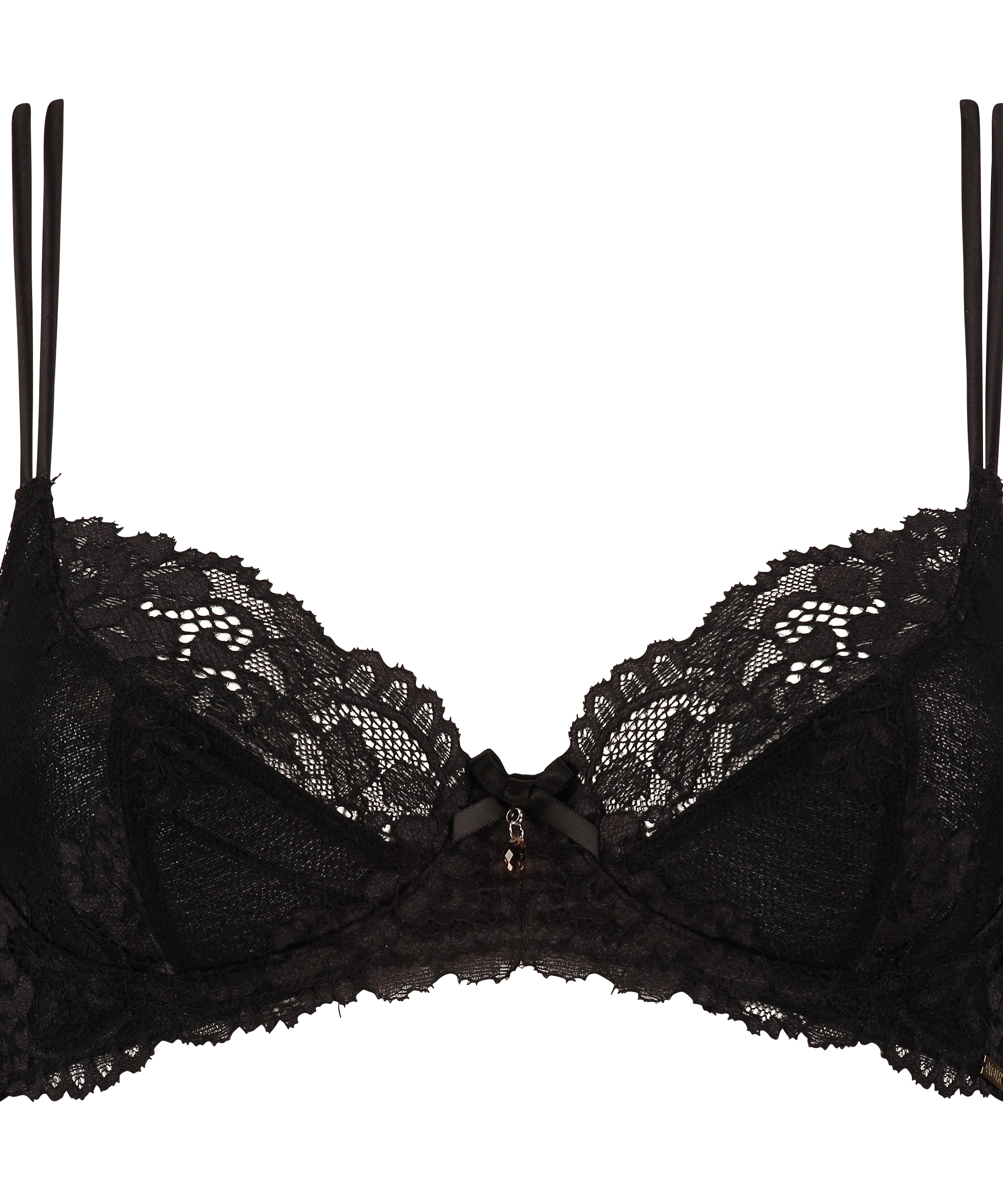 Non-padded underwired bra Jolie, Negro, main