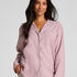Top de pijama Flanel Essentials, Morado