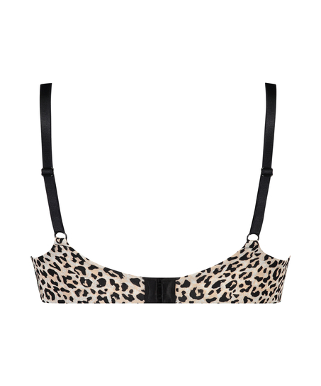 Sujetador push-up preformado sin aros Mona, Negro