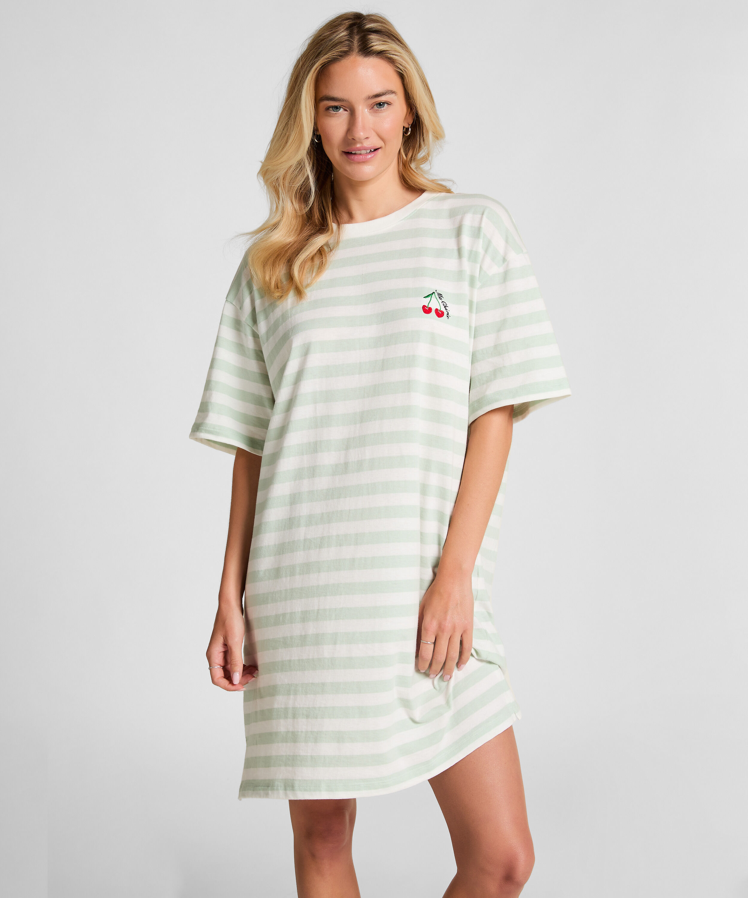 Camisón de escote redondo, Verde
