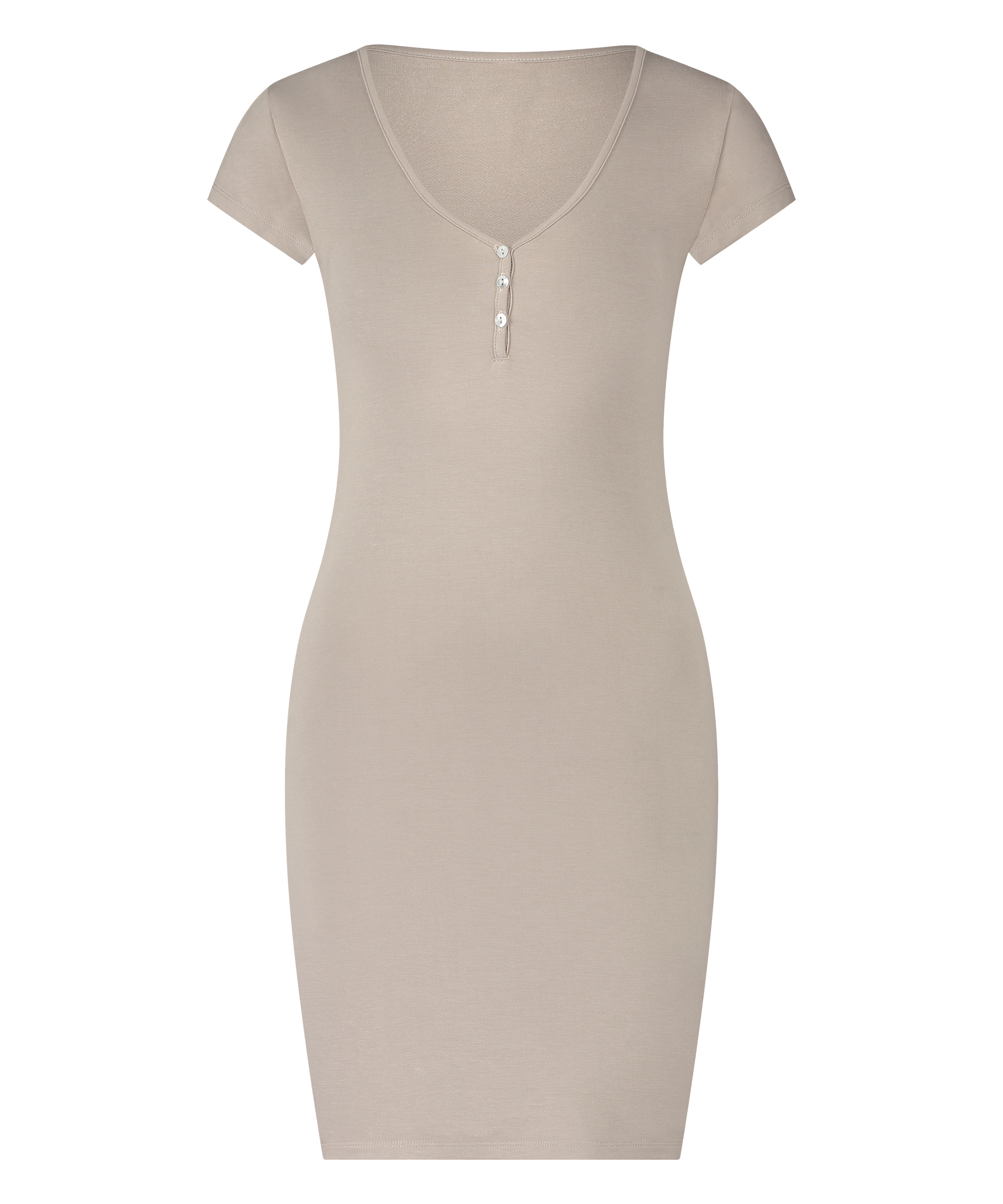 Camisón Henley, Beige, main
